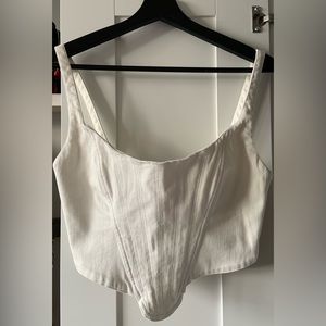 Women’s White denim top